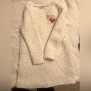 Fuzzy, warm & cute sweater-sweater dress.